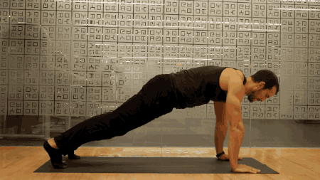 Plank Crunches